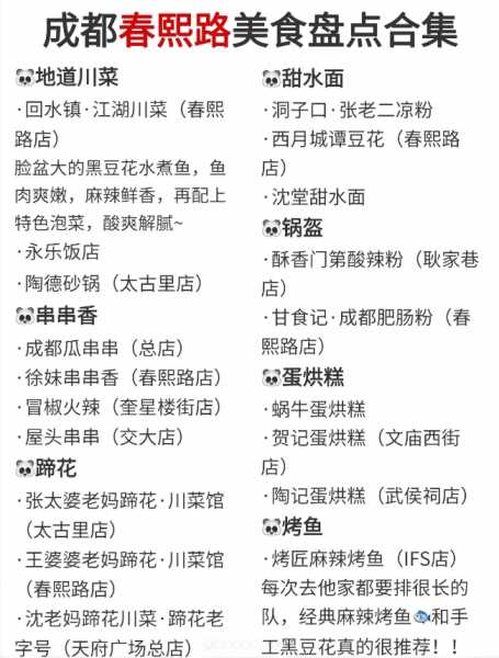 成都好吃的地方排行榜前十名（成都好吃的地方排行榜前十名推荐）
